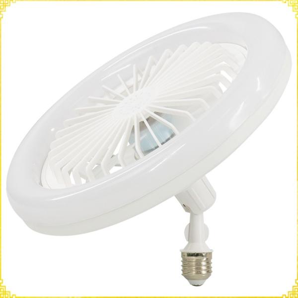 E27 Ventilateurs de plafond à commande à distance avec lumières LED RGB 360 degrés de rotation pour la décoration de la maison chambre à coucher Lumière de ventilateur de plafond