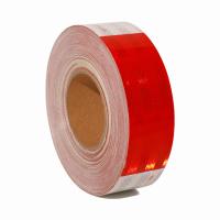 Hi Vis Trailer Vermelho Branco Retro Tape Reflector DOT C2 Conspicuidade Tape Reflector