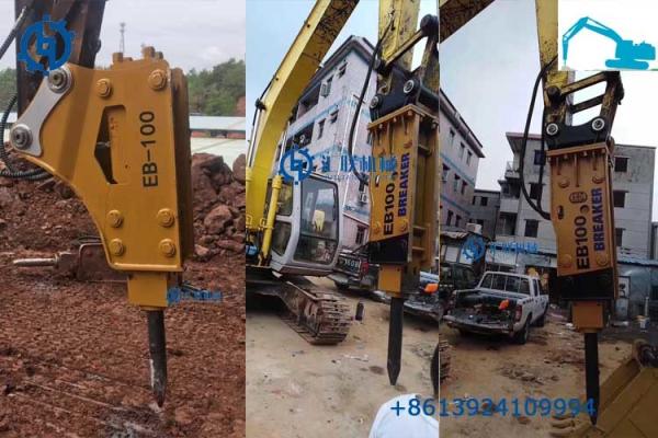 Máquina escavadora nova Rock Hammer da circunstância 165mm/resistência de desgaste do martelo disjuntor da rocha