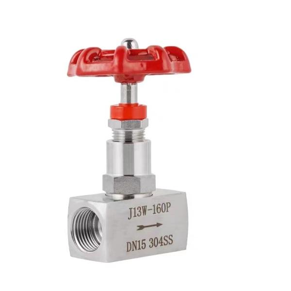Female Thread Connection DN6-DN25 Manual Stainless Steel Needle Valve for Water Media