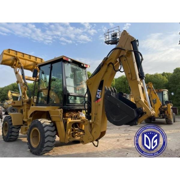 416E Caterpillar Использованный буровой погрузчик Мощный использованный буровой погрузчик гидравлическая машина