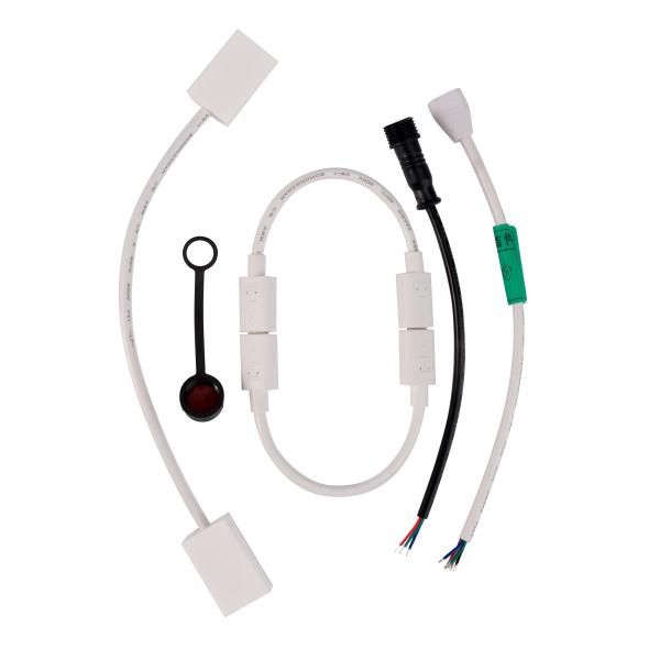 Waterproof Connection 5PIN Male Car Wiring Harness For Light Strips