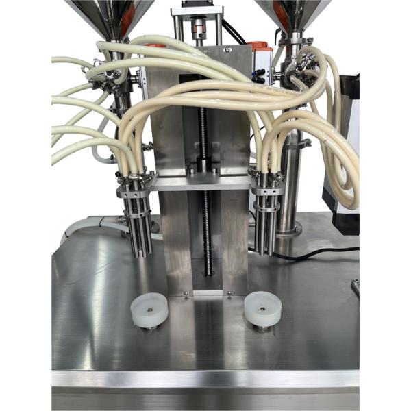 Two-color body lotion screw heating filling machine with large capacity