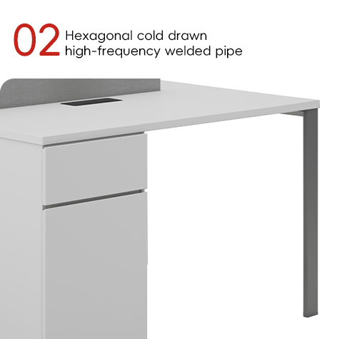 Support customization Modern Four-Person Office Desk Contemporary Design Durable MFC Panel Furniture
