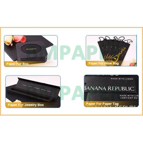 High Density Black Solid Cardboard Paper Sheets For Photo Album 300gsm 350gsm