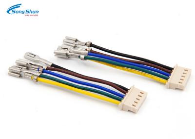 Chassis Electrical Wiring Harness 2.5mm Customized Connector 187 4.8x0.5 Terminals