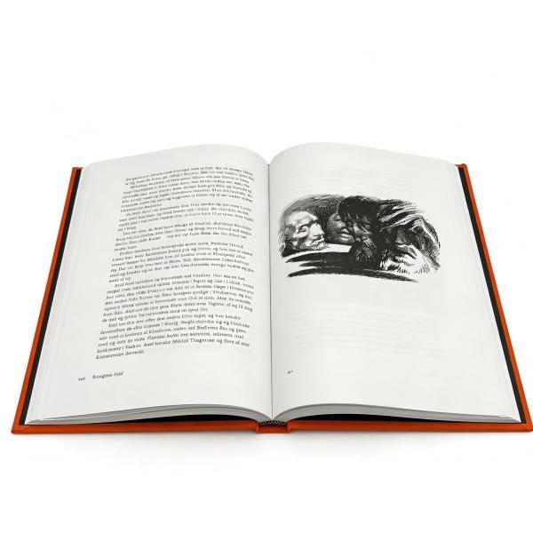 custom high quality hardcover book printing-cloth or fabric material