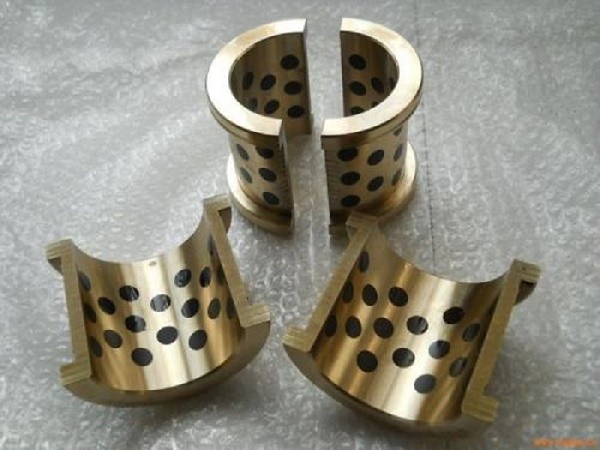 Customizable Half Moon Bearing , Sintered Bronze Bushing Low Friction Coefficient