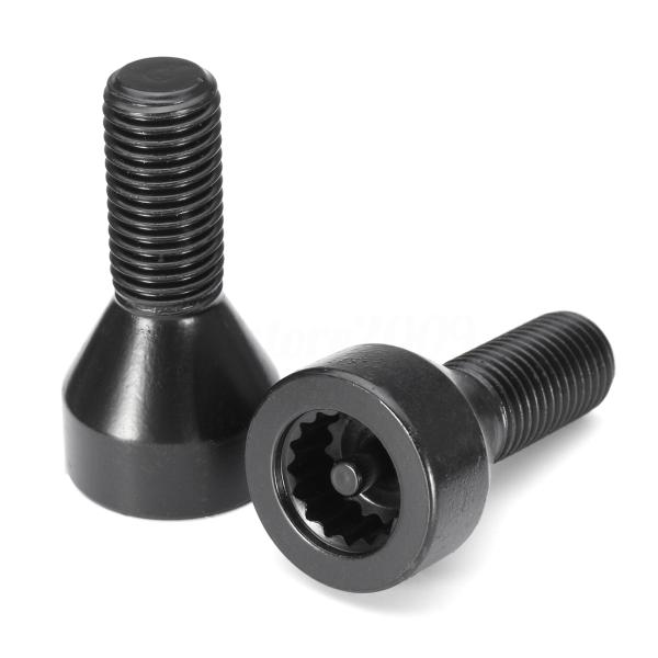 Security Car Locking Wheel Bolts Carbon Steel Apply To For BMW E32 / E34 / 328i