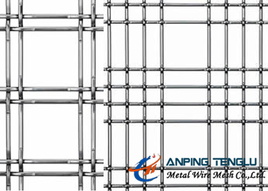 Triple Warp Weave Wire Mesh, Special Crimped Mesh, Solid Features
