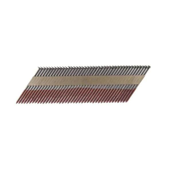 a moldação ordenada brilhante de 3.1x90mm prega a cabeça grampeada 34 graus de D para a madeira