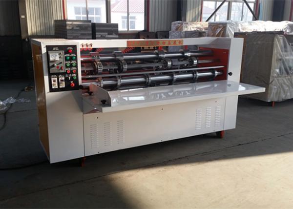 Thin Knife Slitting Carton Box Making Machine Iron And Steel Material