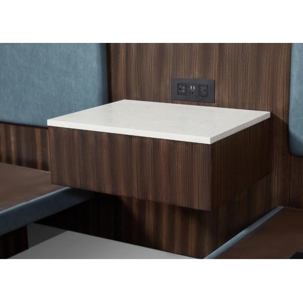 Hyatt Regency 5-star hotel Luxury design zebra wood veneer queen size bed of  hotel bedroom furniture