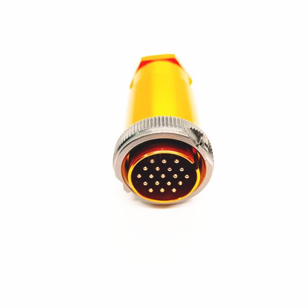 Circular Connector PC Series 19 Pins Socket Pin Connector with Aluminum Alloy Body and Bakelite Insulator