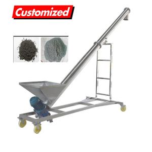 Stainless Steel Heat Resistant Customized Screw Auger Feeder Flexible Screw Conveyor