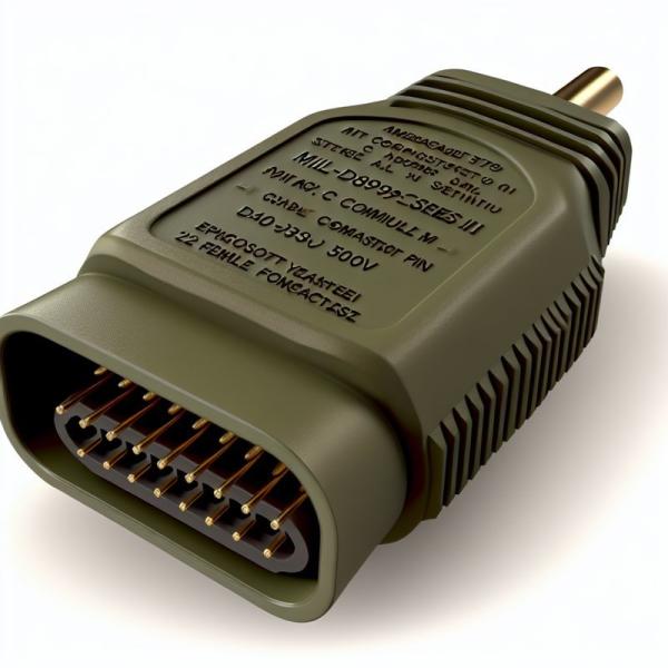 500V Voltage Rating MIL-DTL-38999 Series Ⅲ Gold Contact Finish for Performance.Composite Shell Olive Green Cadmium.D38999/20MJJ35SN 128 Female Pins