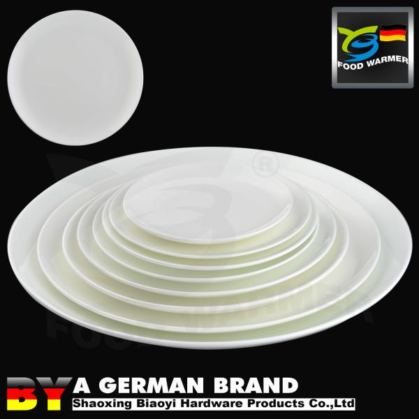 10 Ceramic Serving Dishes Smooth Surface Thinner High Hardness Φ260 Mm Diameter