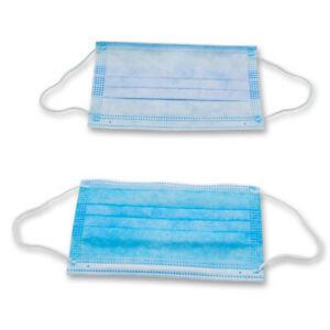 Anti Coronavirus Blue Medical Dust Mask Disposable With Logo Printed