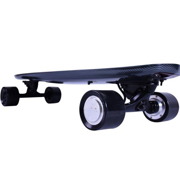24v Four Wheel Portable Electric Skateboard Dual Motor Grass Fiber Board