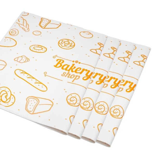 Eco-friendly customized biodegradable greaseproof paper hamburger sandwich packaging paper