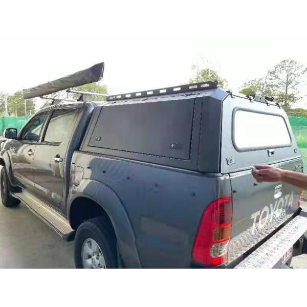 Black Q235 Steel Pickup TOYOTA Canopy For Hilux VIGO 2011-2014