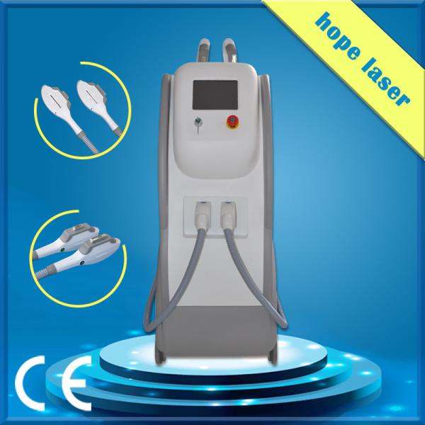 2 Handles Vertical SSR SHR Elight Acne Removal Machine Facial Beauty Equipment
