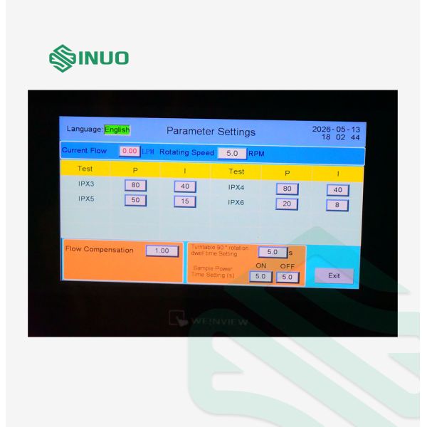 IEC 60529 IPX3~IPX6 Water Spray Test Equipment For Electronic & Automotive Products