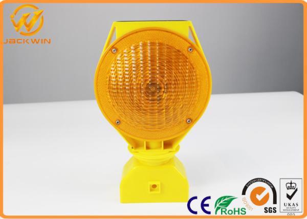 Waterproof 360 Degree Swivel Head Light Solar Flashing Warning Lights 0.4W