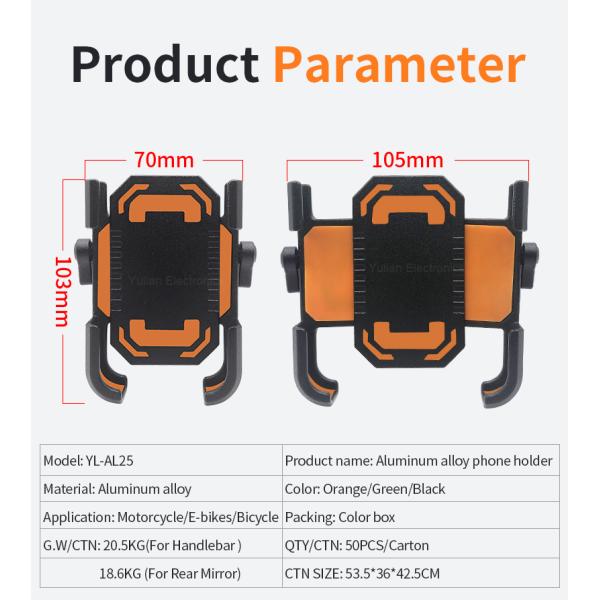 360d 12v Phone Holder , Morfayer Aluminum Alloy Phone Holder