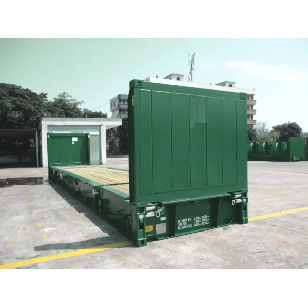 40ft 40' Steel Corten Steel Flat Rack Shipping Containers with Plywood Floor and Collapsible End Flatrack CSC Certified