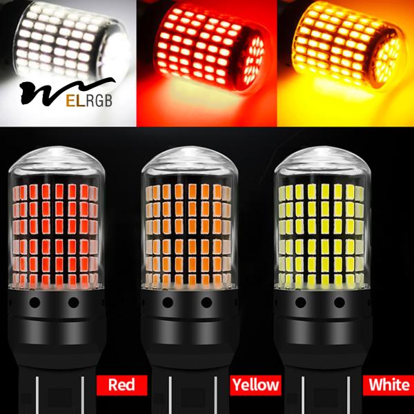 T20 144smd Car Led Bulb 1156 1157 7440 7443 Luz Branca Amarelo Luz Vermelha Luz de Viração Luz de Sinalização de Direção Luz de Freio Reverso Bul