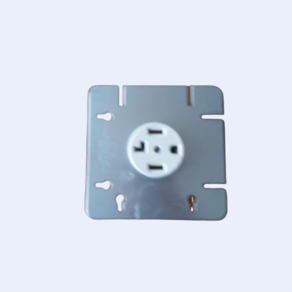 Plaster Ring RUFFIN 2 Gang Wall Switch Assembly White Color 12 AWG Cable Fix