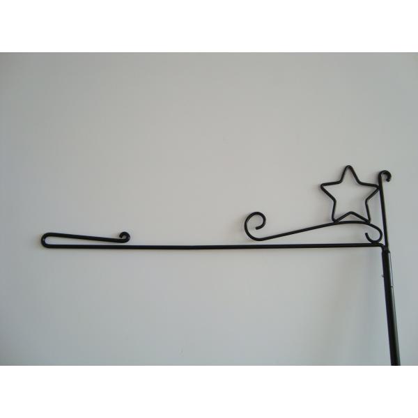 Outdoor Steel Double Side Advertising Sign Flag Yard Stand Metal Post Display Stand