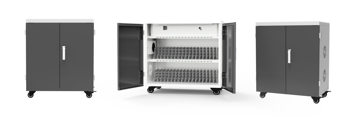 New Version 36 USB Ports Charging Cart USB Type Tablets Charging Trolley