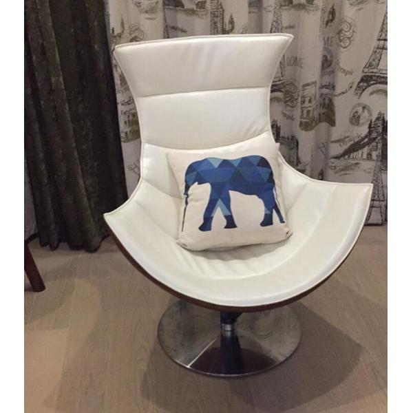 Designer leather chair ottoman furniture rotating lobster chair bentwood lounge chair