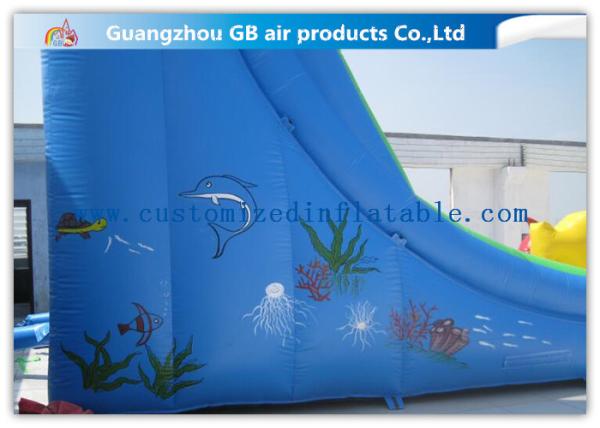 OEM Island Theme Inflatable Water Slides For Teenagers In Graden / Park / Backyard