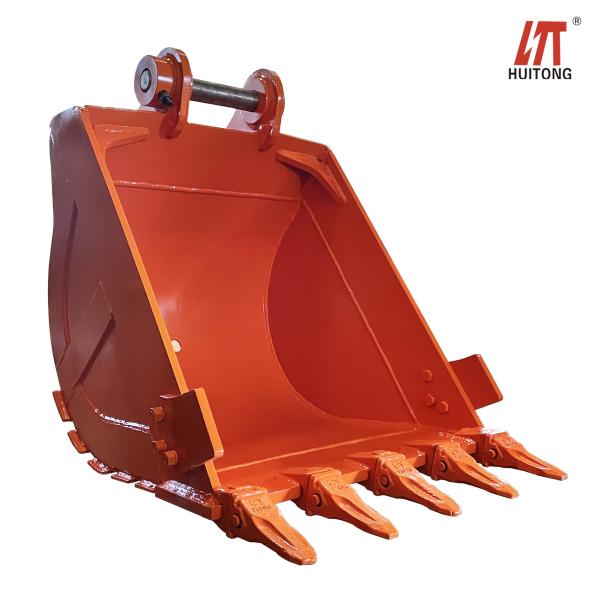 le seau standard d'excavatrice de 6 tonnes à vendre et lui a la taille standard en bon état, la couleur peut être changé par des clients.