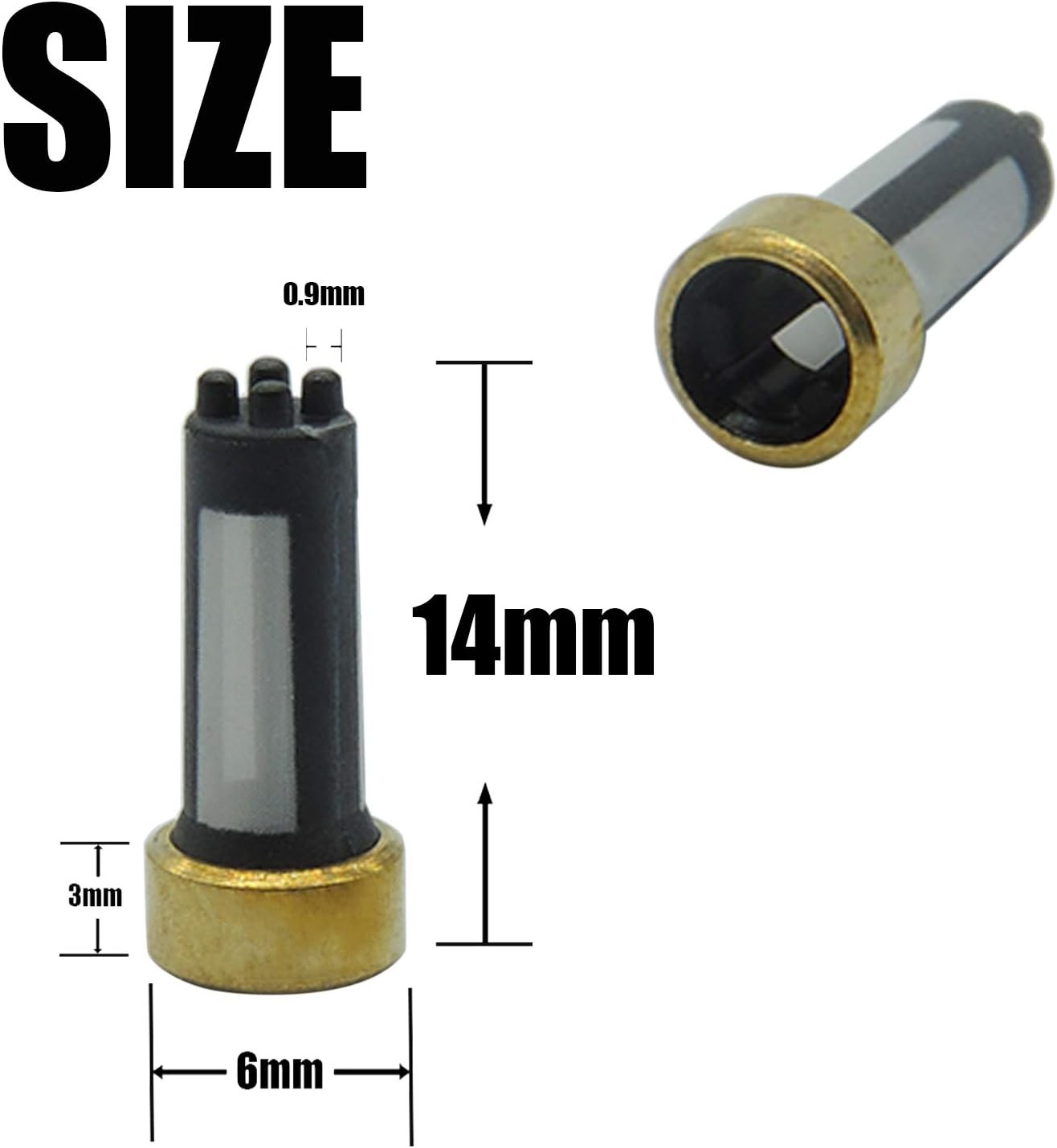 Bosch Injector Filter Micro Basket Universal Repair Set 6 мм х 3 мм х 14 мм