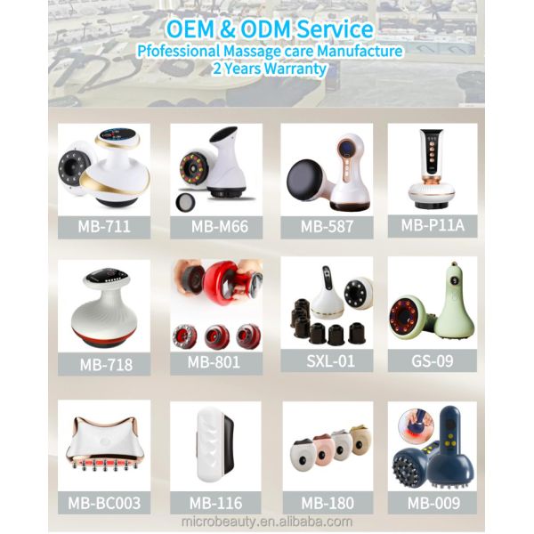 Electric Vacuum Cupping Massager with 9 Level Red & Blue Light Heating Therapy Smart Vacuum Body Sculpting Massager