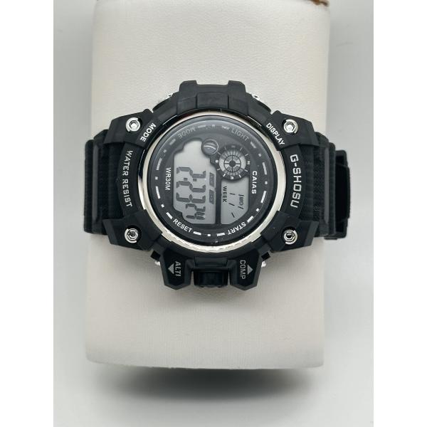 Fashion Electronic Quartz Sport Watch For Men With Silicone Strap