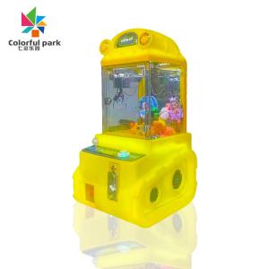 Машина хватальщика игрушки аркады акцептора подарка BV20 Билл кристаллической машины крана с лапой любов призовая