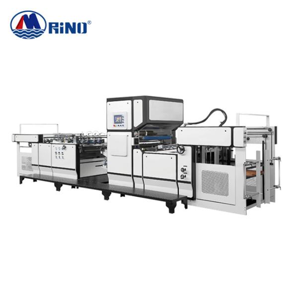 laminador térmico 85m/min do filme de 1250*1300mm com alimentação do alimentador