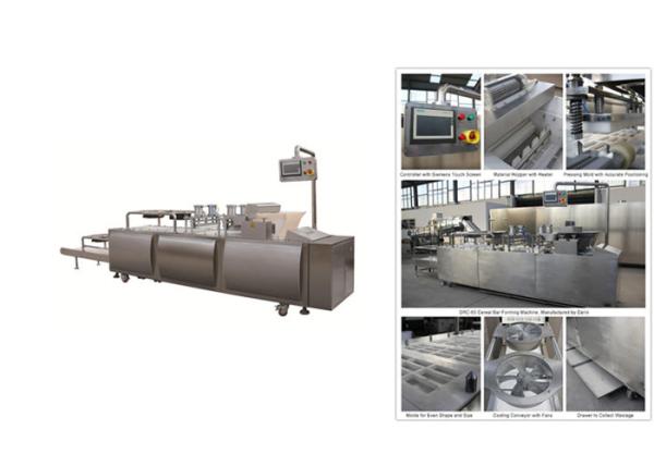 Barre de céréale formant la machine pour différentes barres de formes, ISO9001 diplôméees