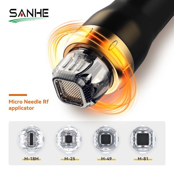 Máquina de levantamento do Rf vácuo fracionário do rejuvenescimento da pele do Rf da agulha da radiofrequência do ouro do Rf Microneedle do vácuo do micro