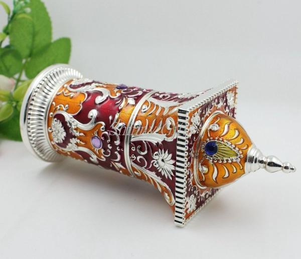 Shinny Gifts Enameled Toothpick Holder for Tableware Decoration