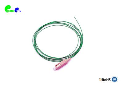 Cabo apertado simples verde LSZH do amortecedor 900um do PC 50 do SC da trança OM2 da fibra ótica/125μm