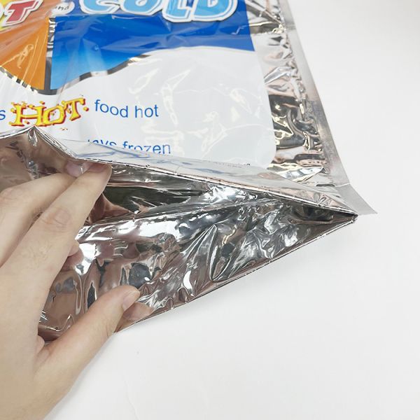 Aluminum EPE Ice Cream Carry Thermal Grocery Bags Tote Packaging
