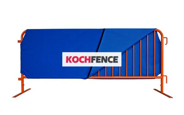 PVC Coated Galvanized Construction Barrier , Stainless Steel Crowd Control Barriers