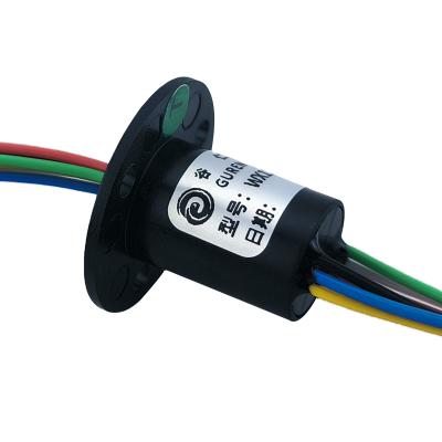 Anillo Colector Rotatorio de 6 Vías 5A de Baja Potencia, Carcasa de PBT para Brazos Robóticos