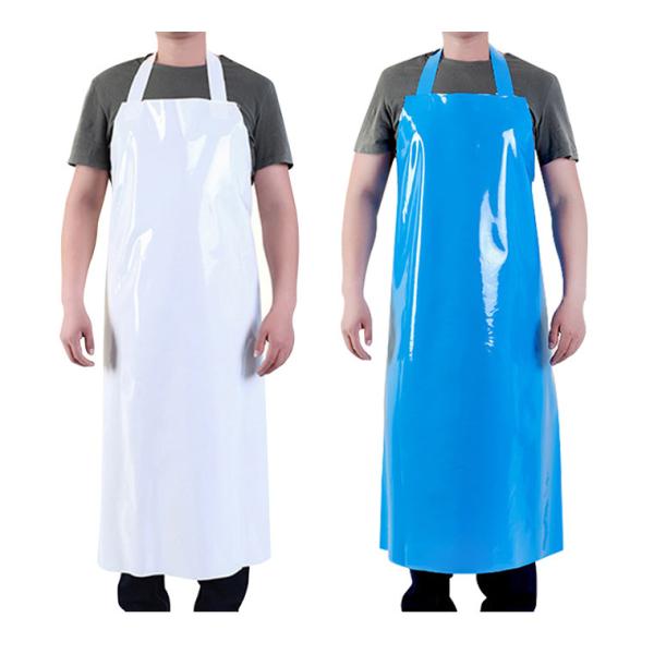 Restaurant Bar Custom Logo Printed Waterproof Plastic Rubber Vinyl Bib Welding Butcher TPU Apron